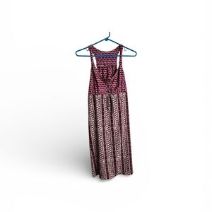 Athleta Women’s Size 10 Sleeveless Midi Dress V Neck Activewear Athleisure 4885